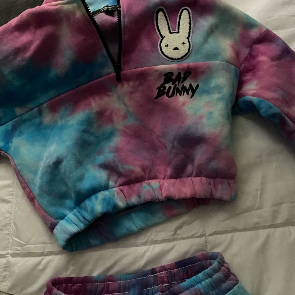 Bad Bunny two piece jumpsuit